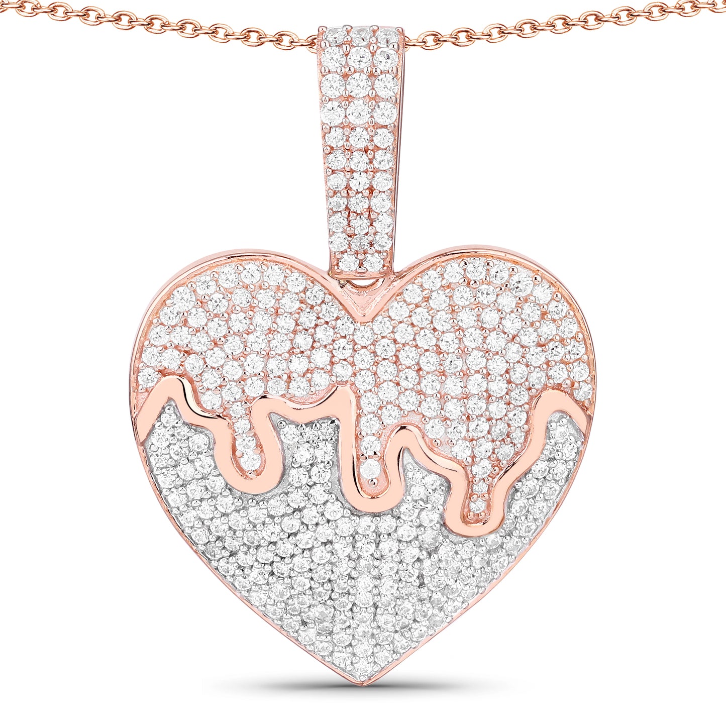 Drippy Heart Pendant