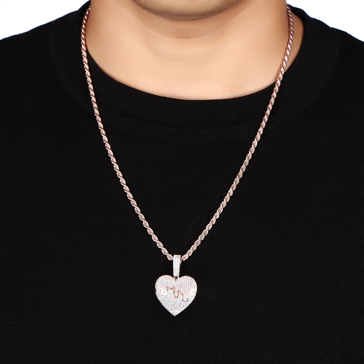 Drippy Heart Pendant
