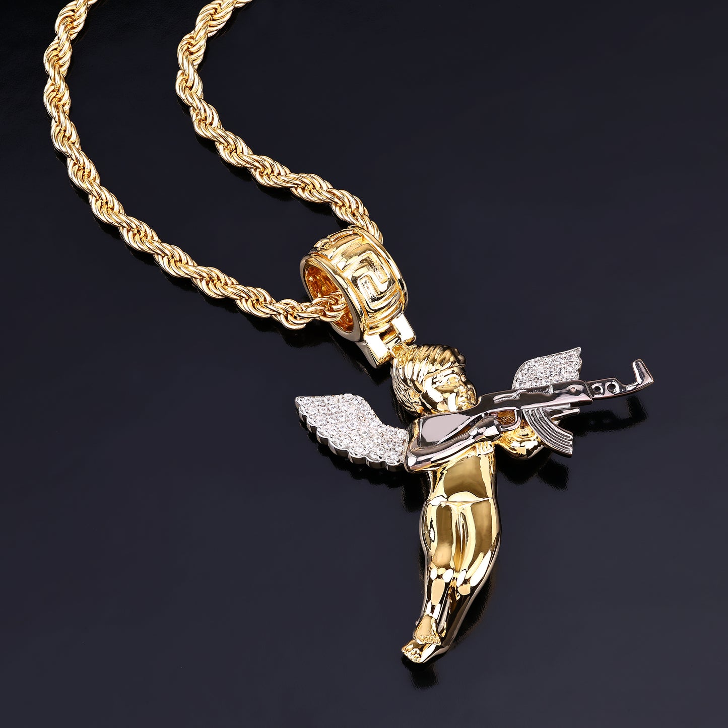 Shooting Angel Pendant