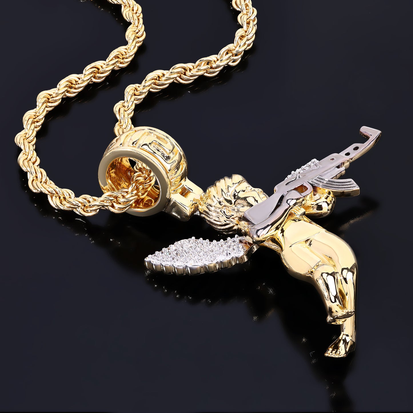 Shooting Angel Pendant