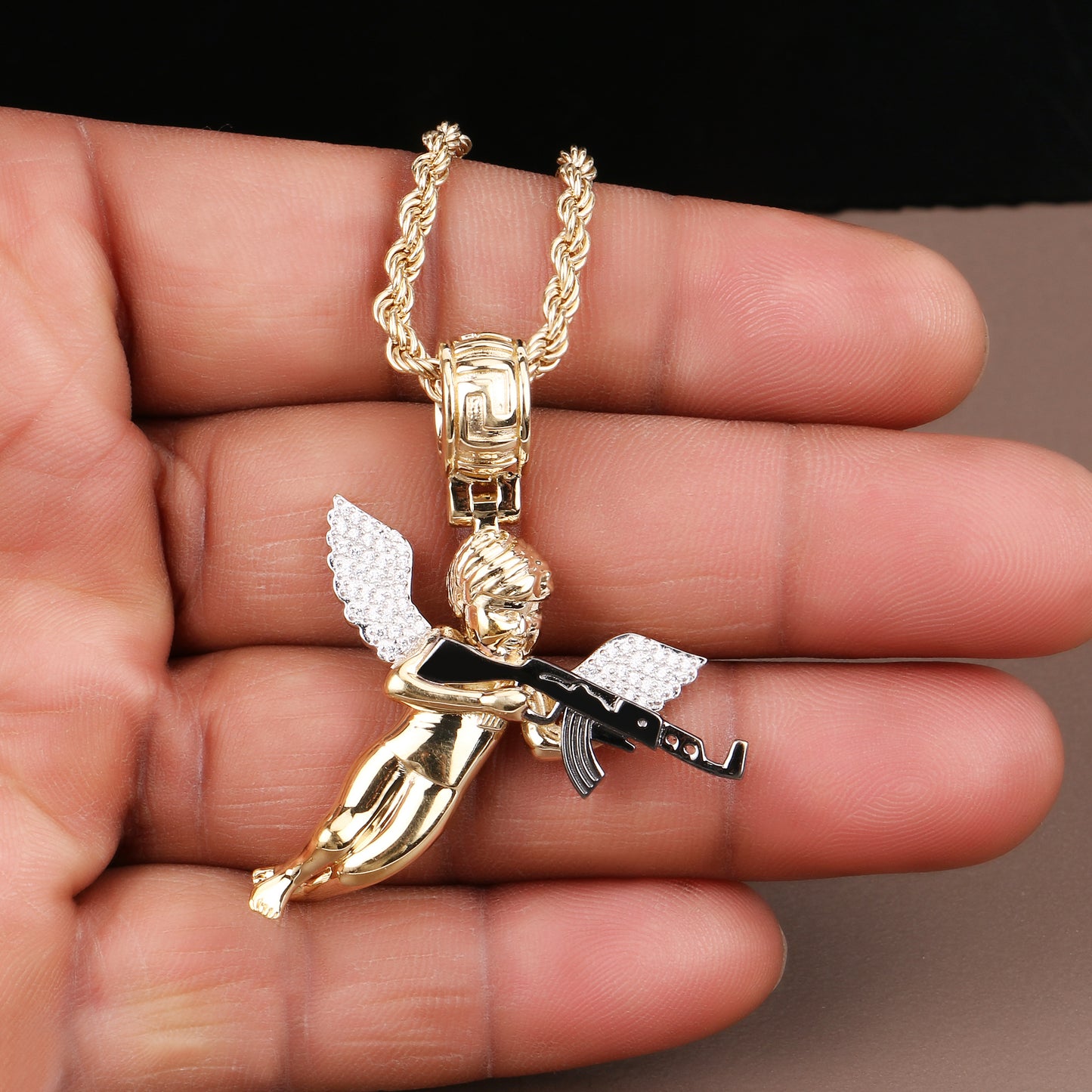 Shooting Angel Pendant