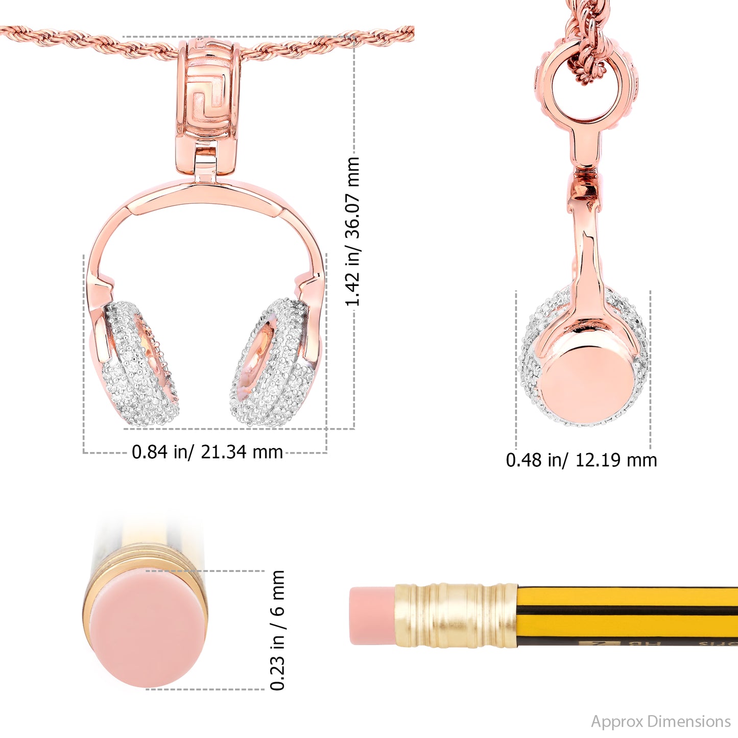 DJ Headphone Pendant