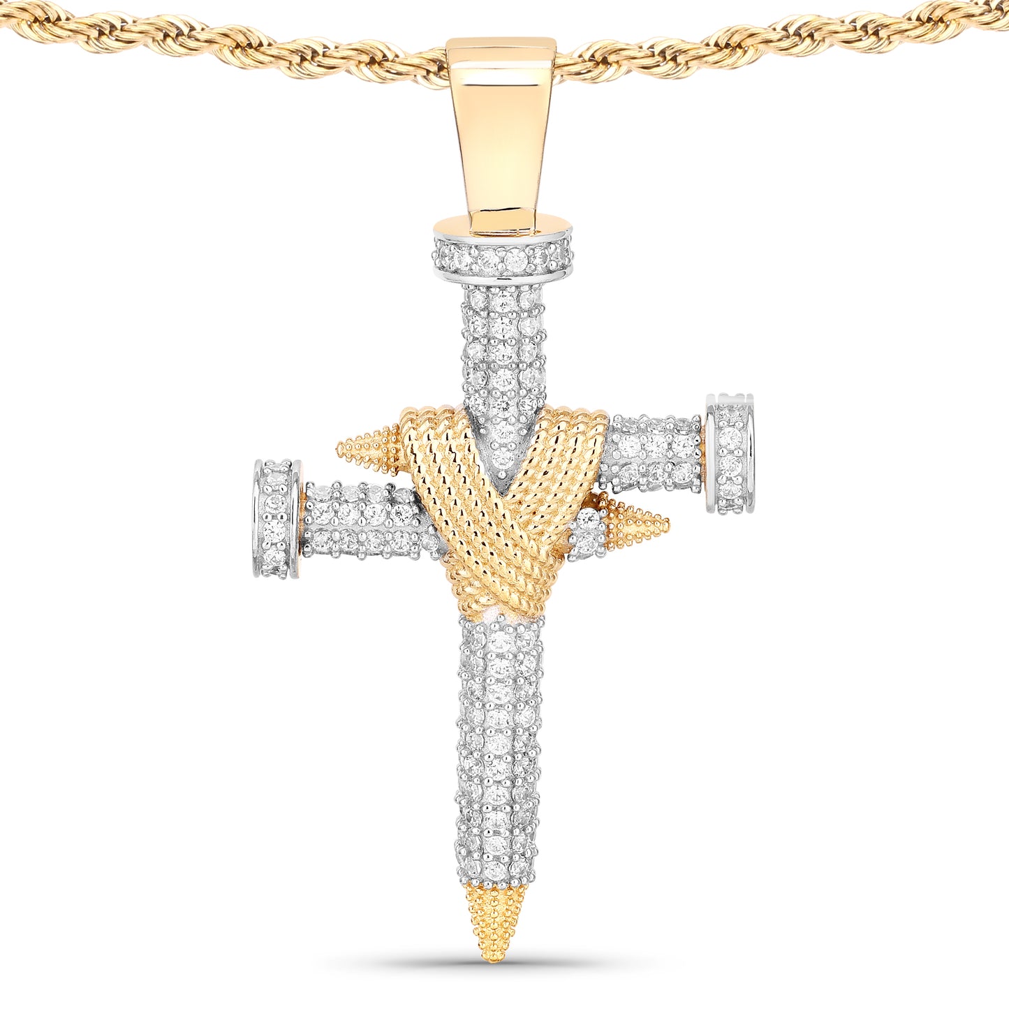 Nail Cross Pendant