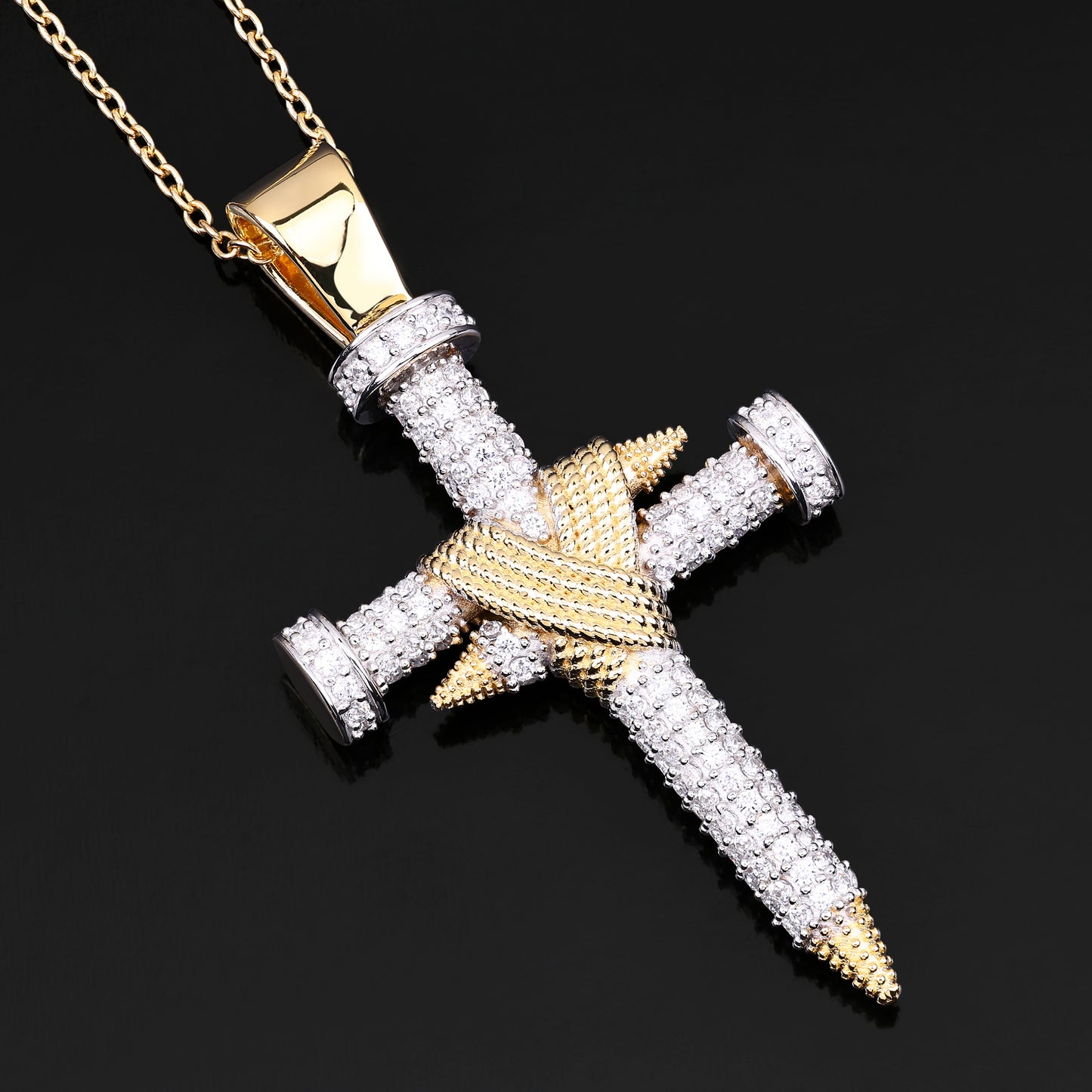 Nail Cross Pendant
