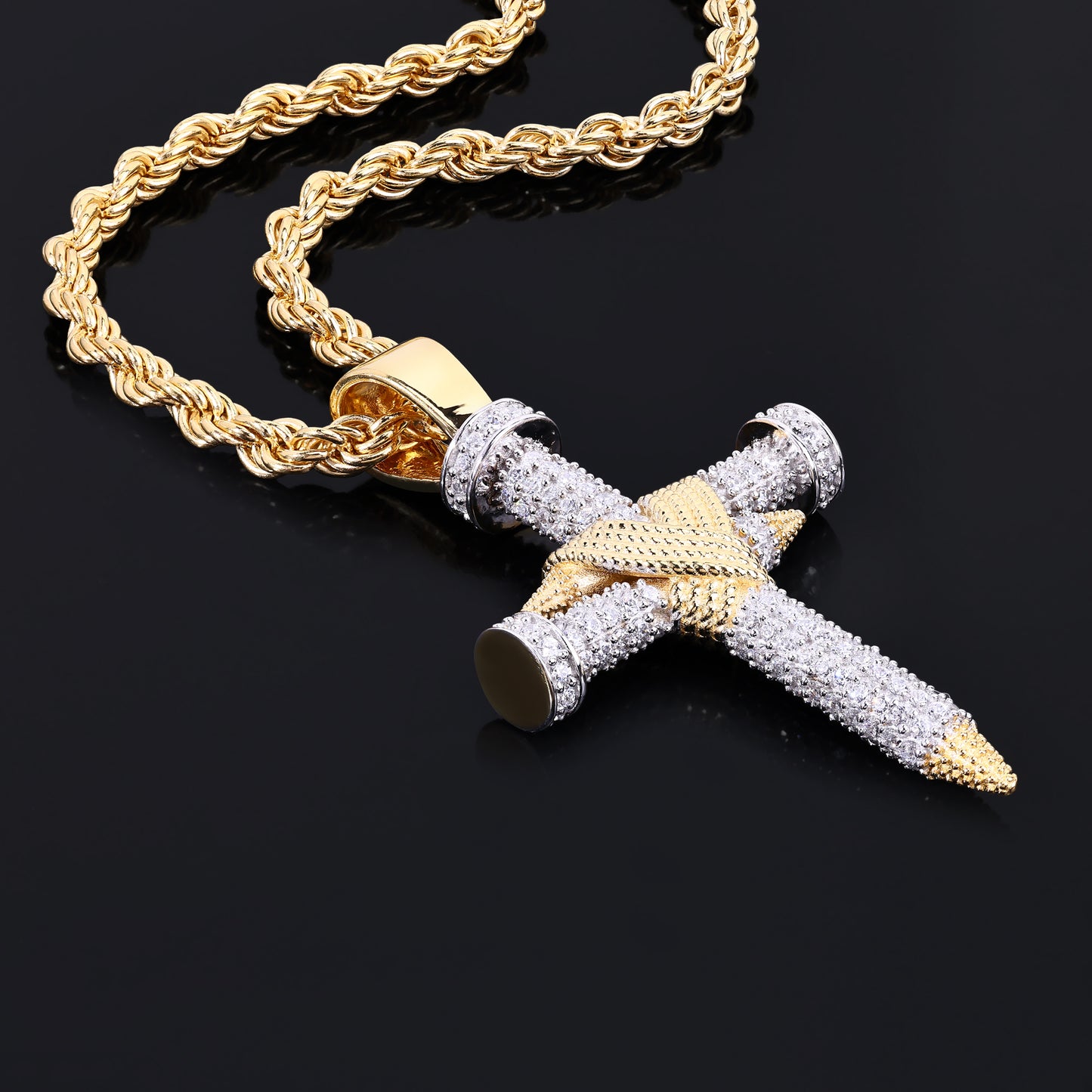 Nail Cross Pendant