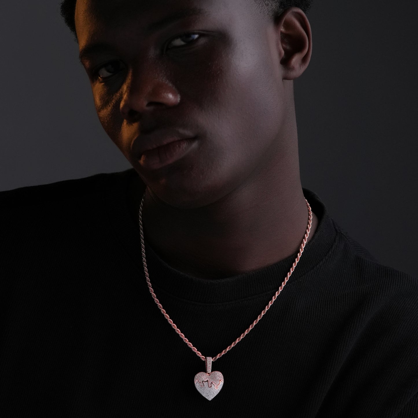 Drippy Heart Pendant