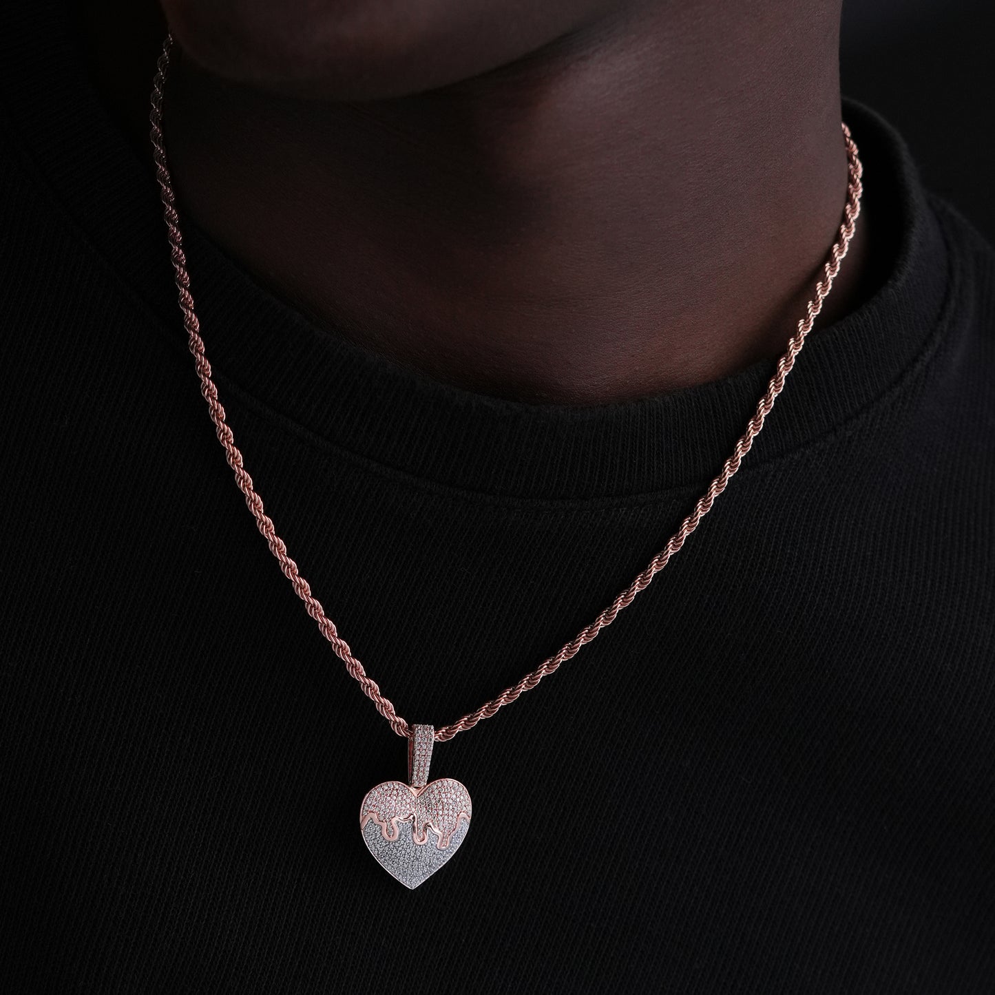 Drippy Heart Pendant