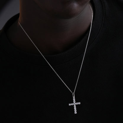 Single Row Cross Pendant