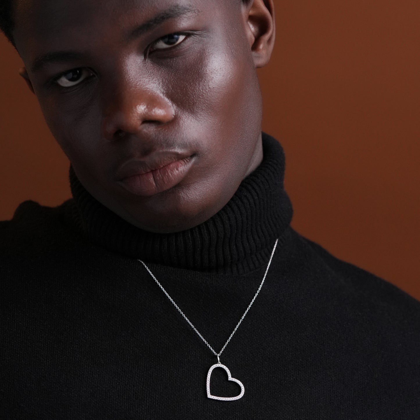 Tilted Heart Pendant