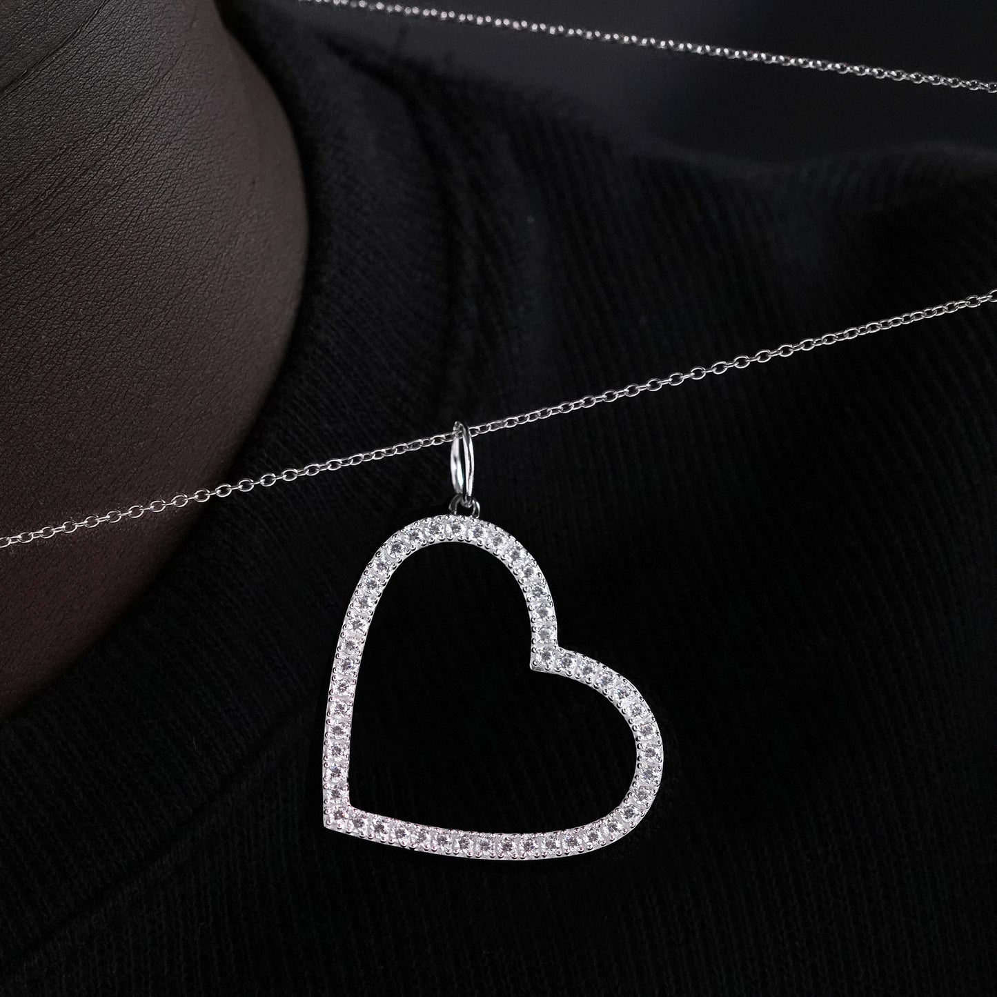 Tilted Heart Pendant