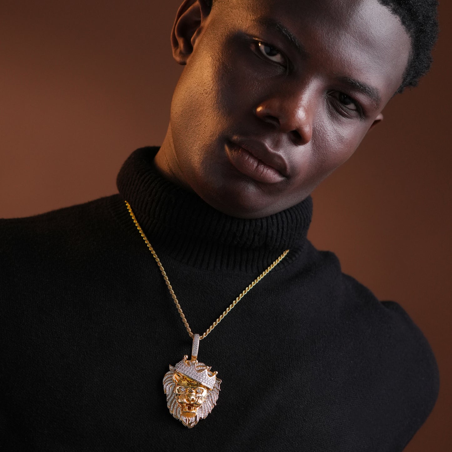 King of the Jungle Lion Pendant