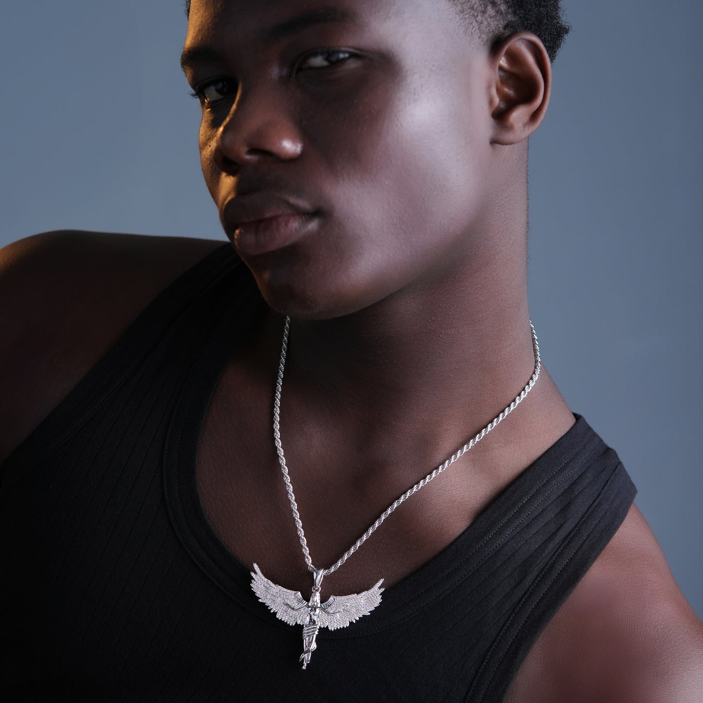 Soaring Angel Wings Pendant