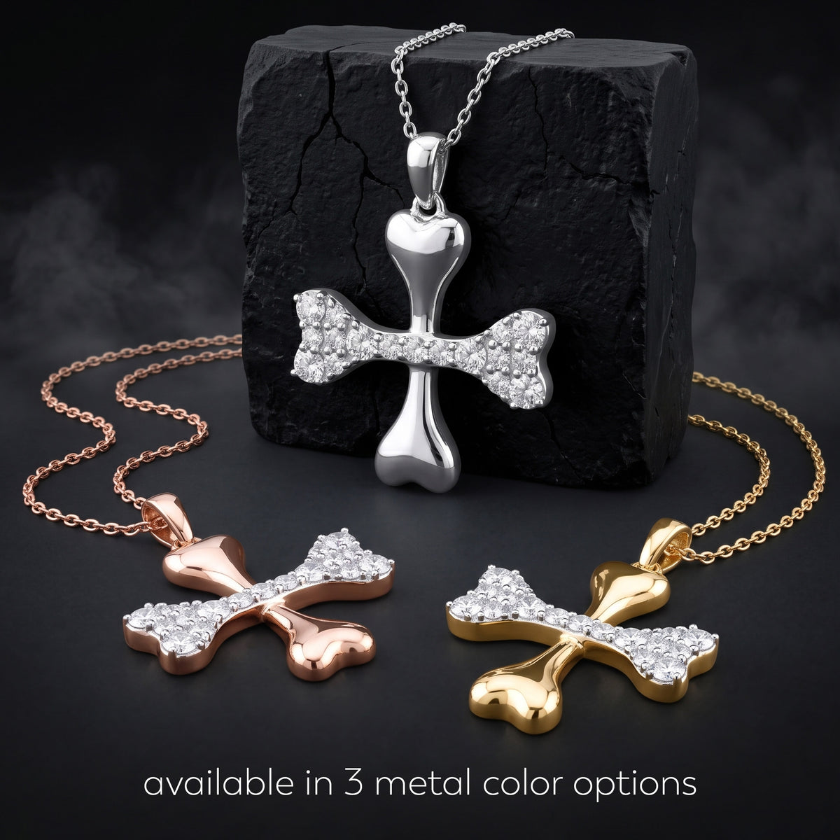Bone Cross Pendant