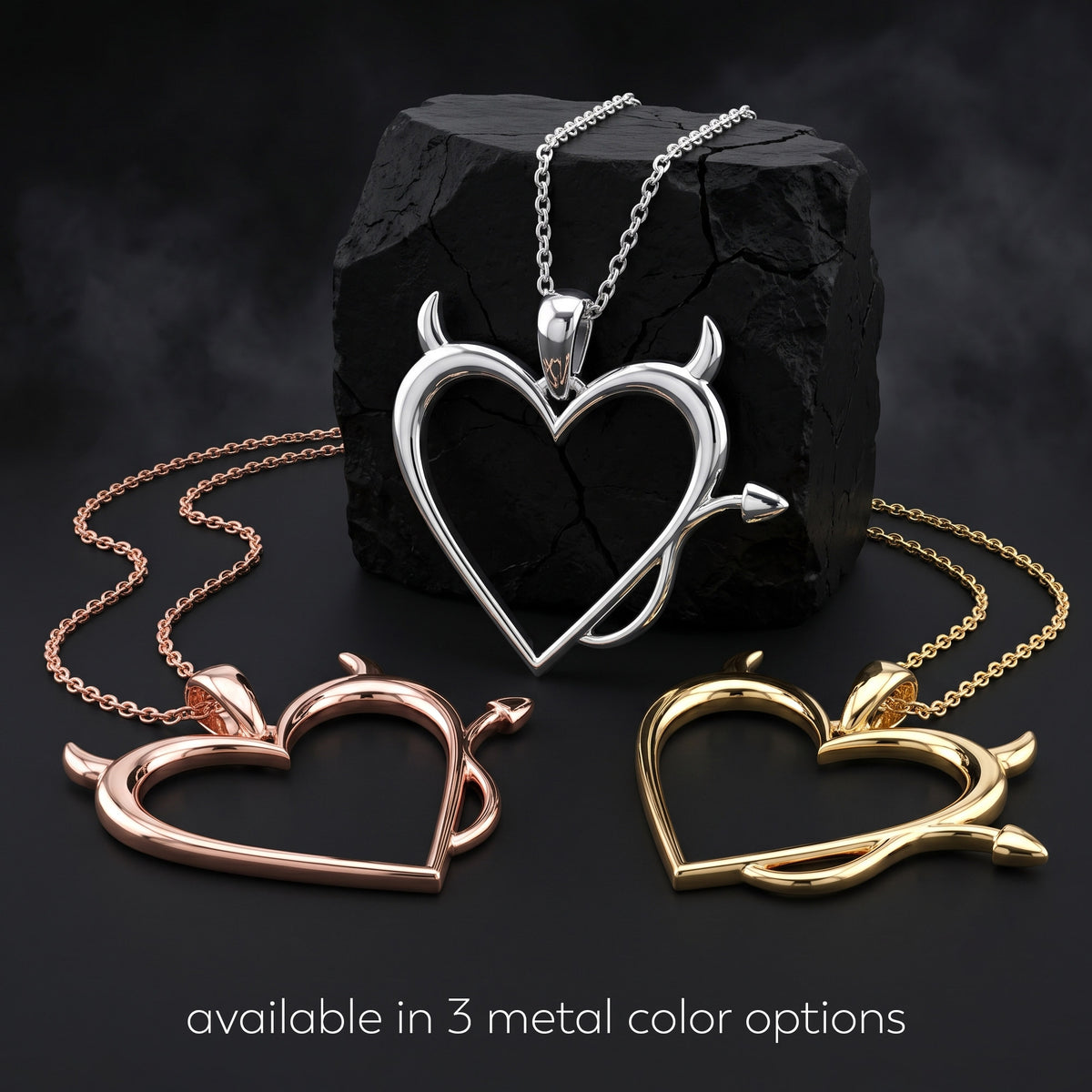 Devil Heart Pendant
