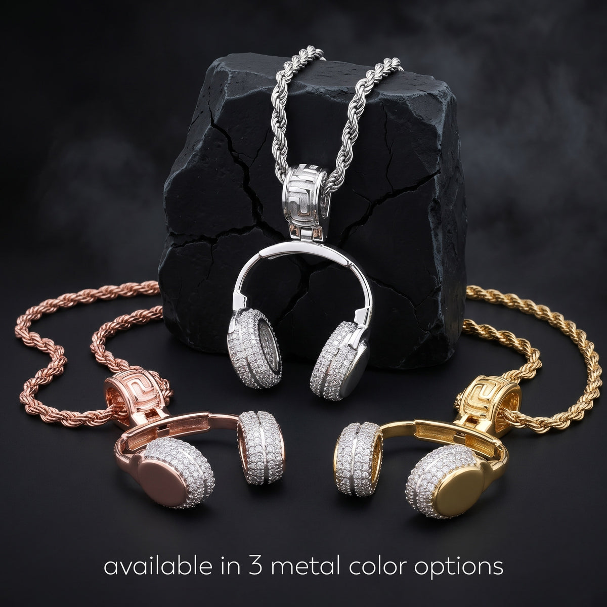 DJ Music Headphone Pendant
