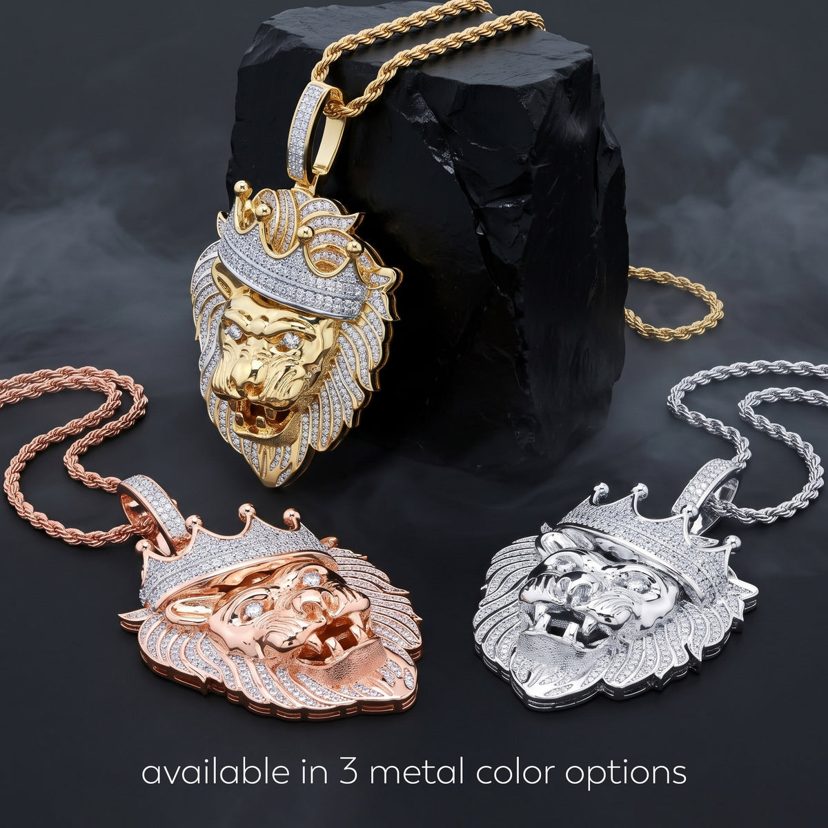 King of the Jungle Lion Pendant