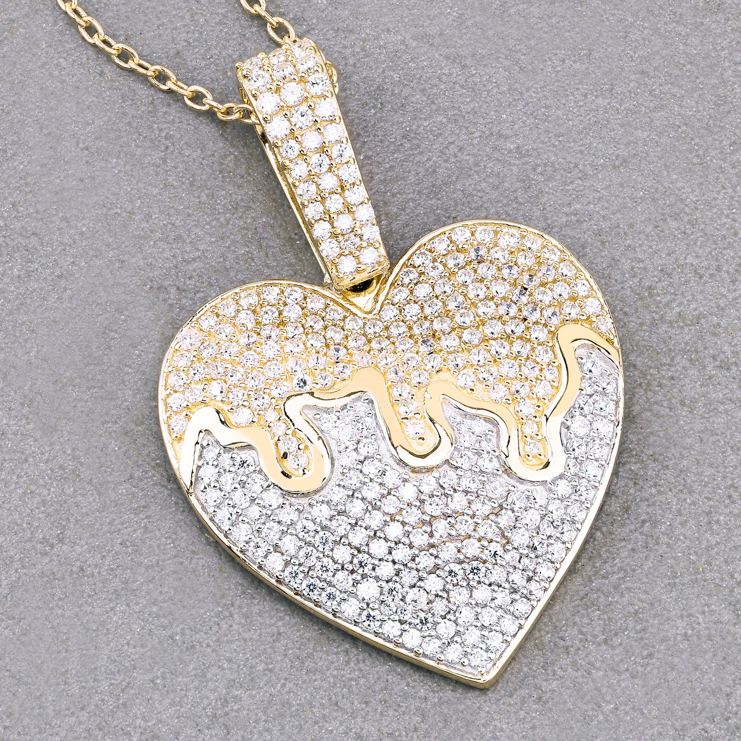 Drippy Heart Pendant