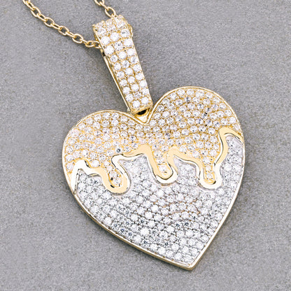 Drippy Heart Pendant