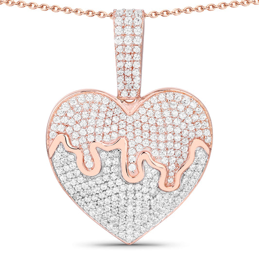 Drippy Heart Pendant