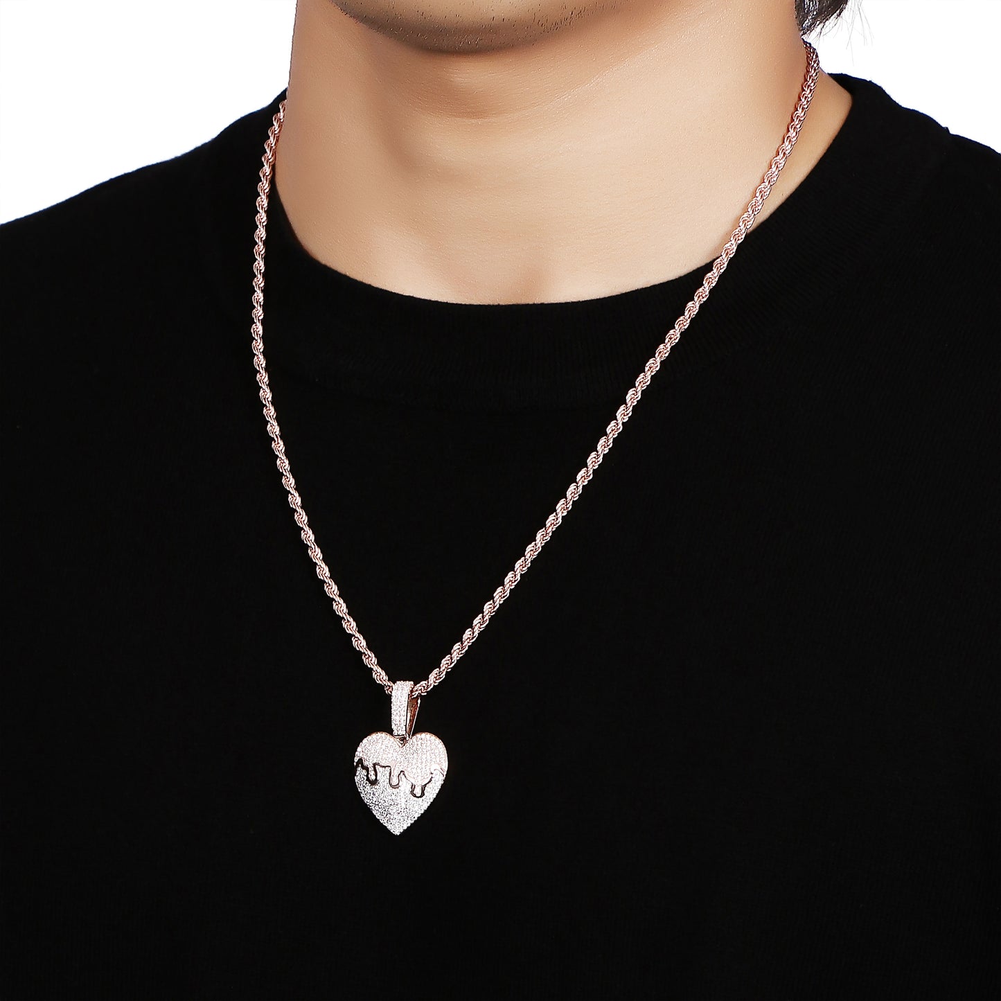 Drippy Heart Pendant