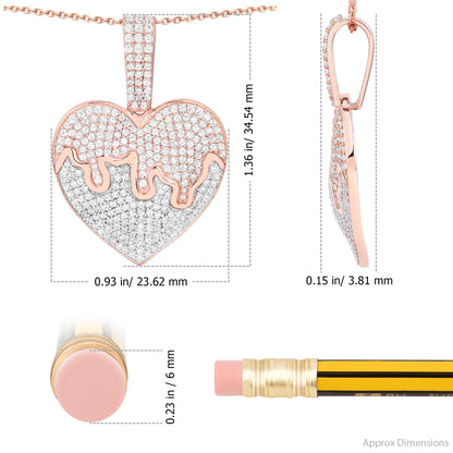 Drippy Heart Pendant
