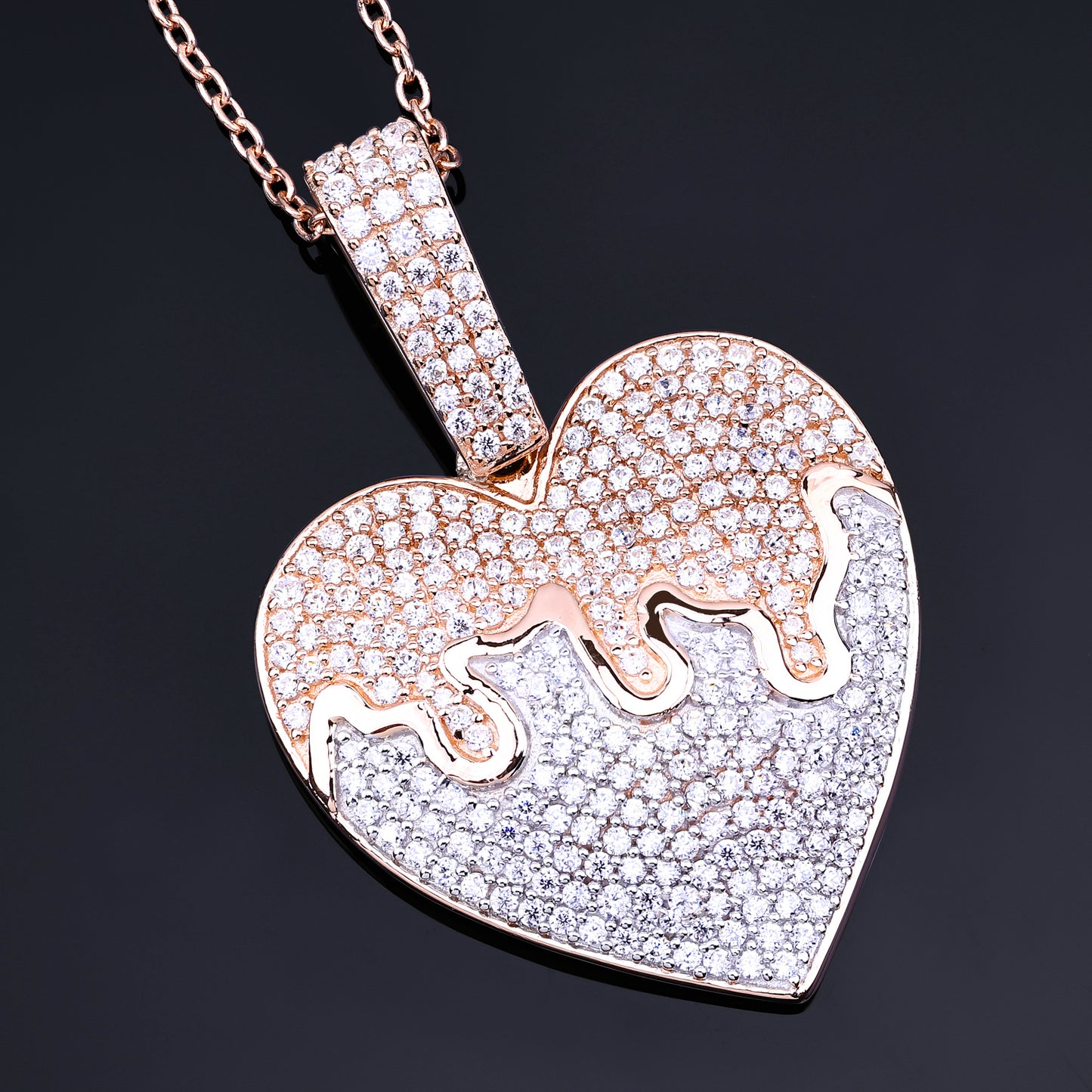 Drippy Heart Pendant