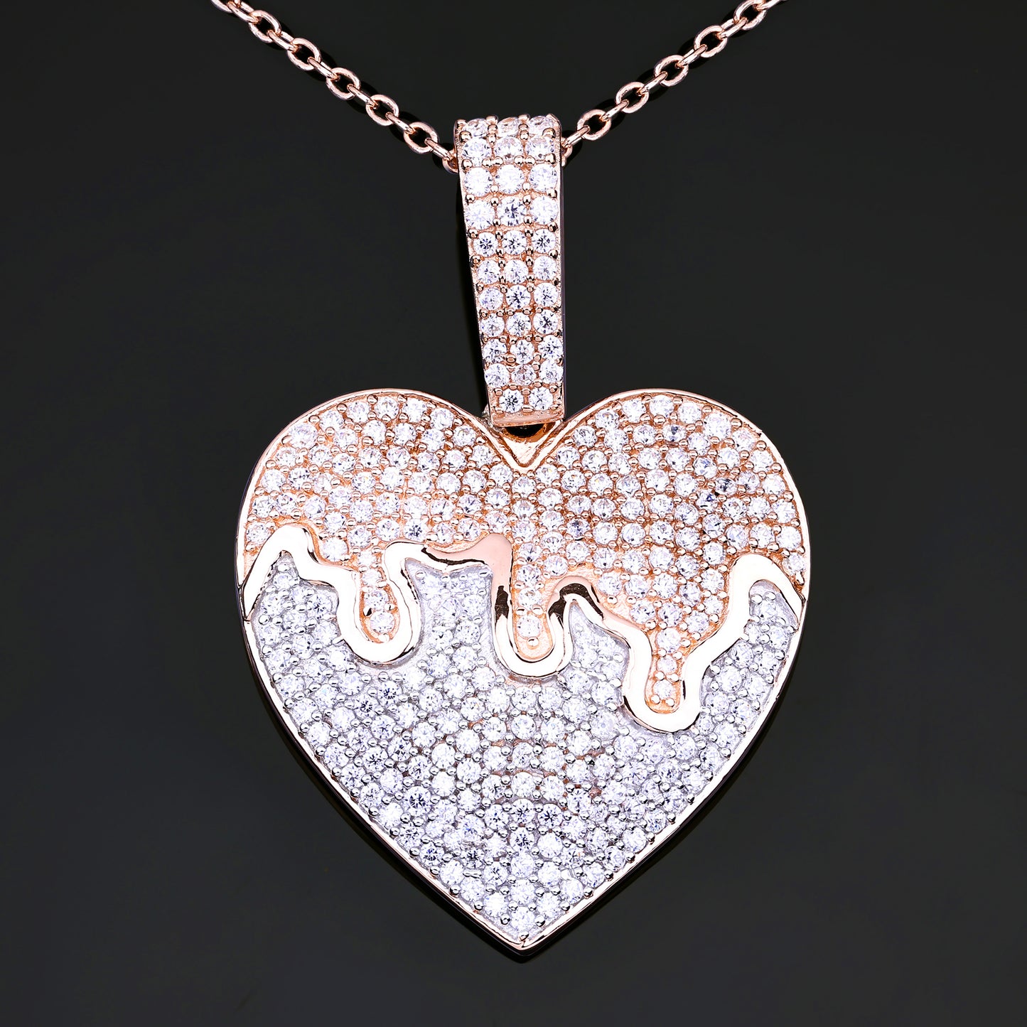 Drippy Heart Pendant