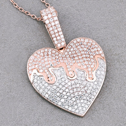 Drippy Heart Pendant