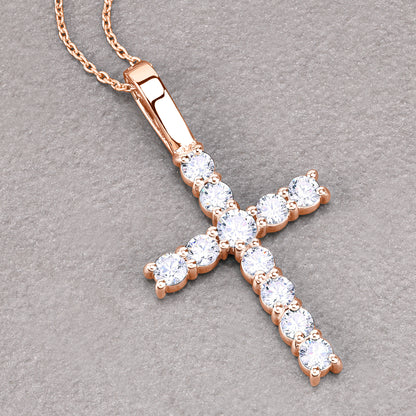Single Row Cross Pendant