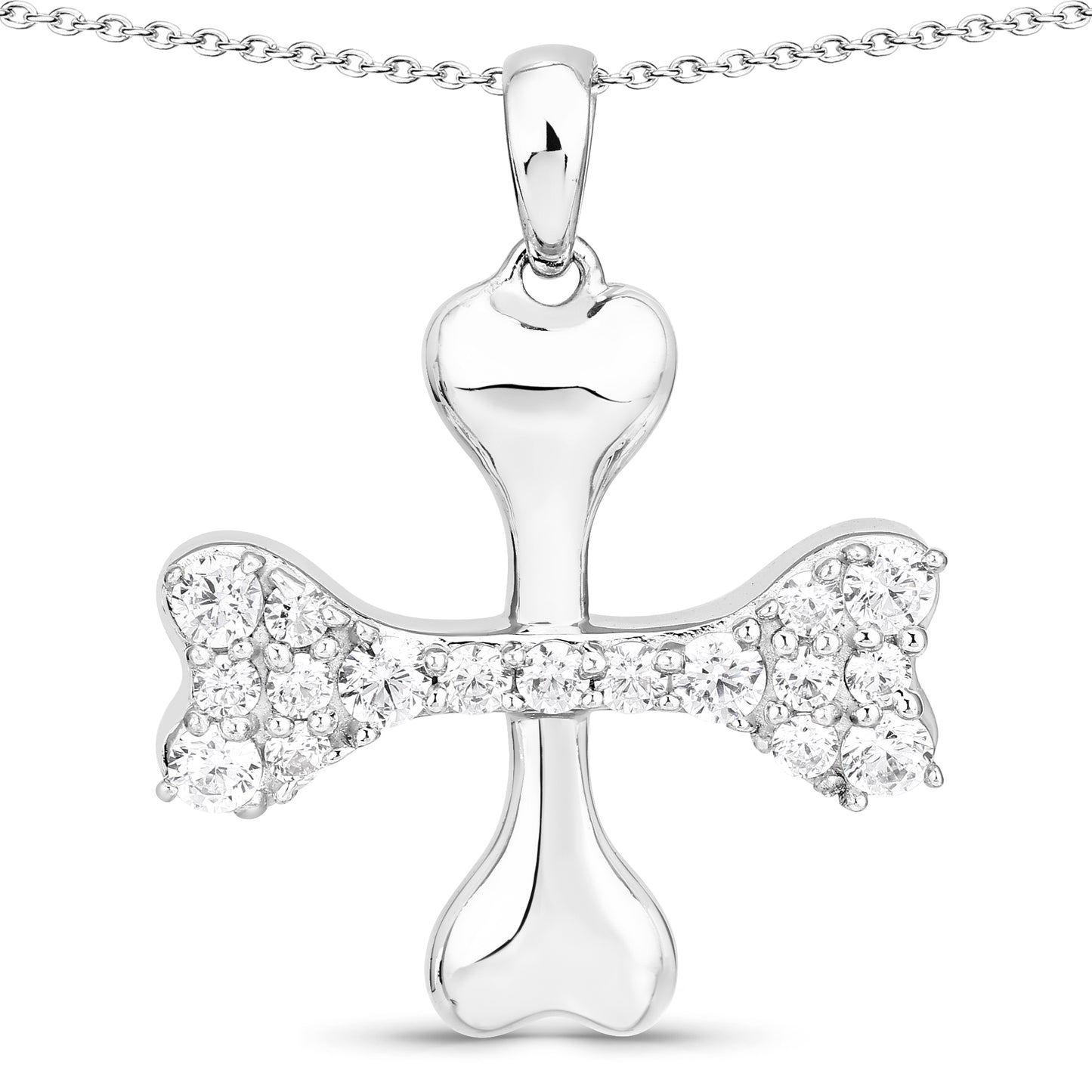 Bone Cross Pendant