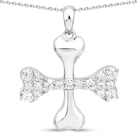Bone Cross Pendant