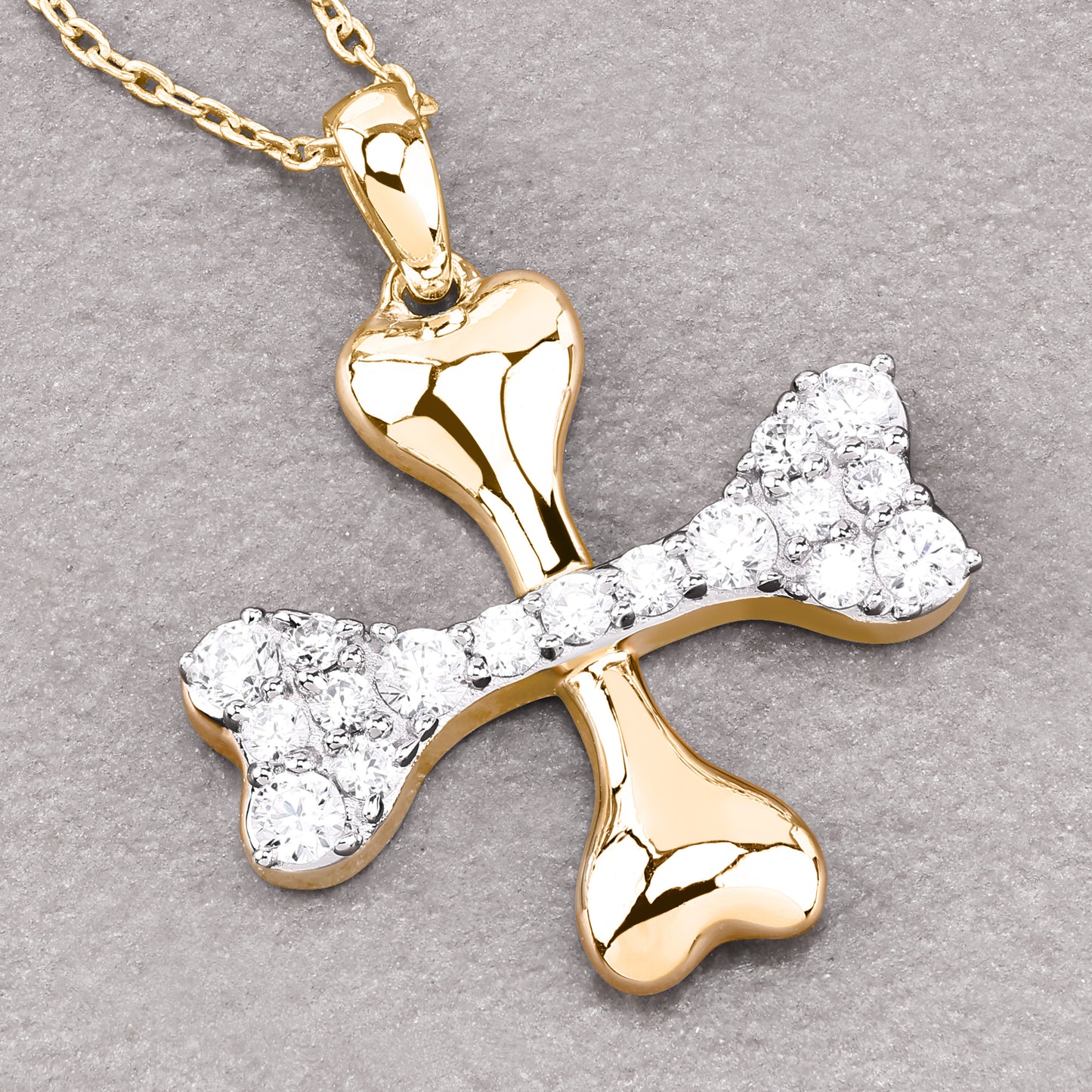 Bone Cross Pendant