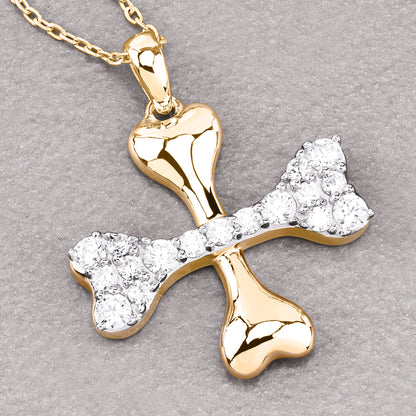 Bone Cross Pendant