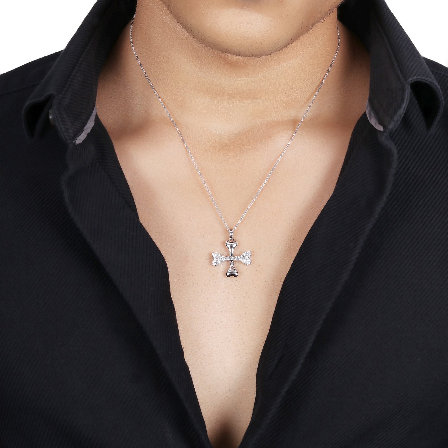 Bone Cross Pendant