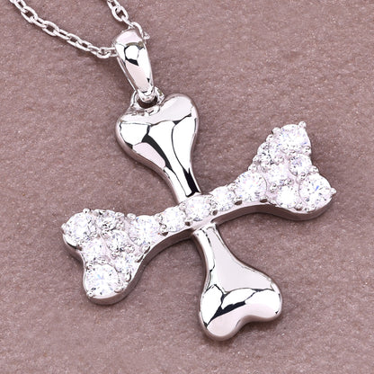 Bone Cross Pendant