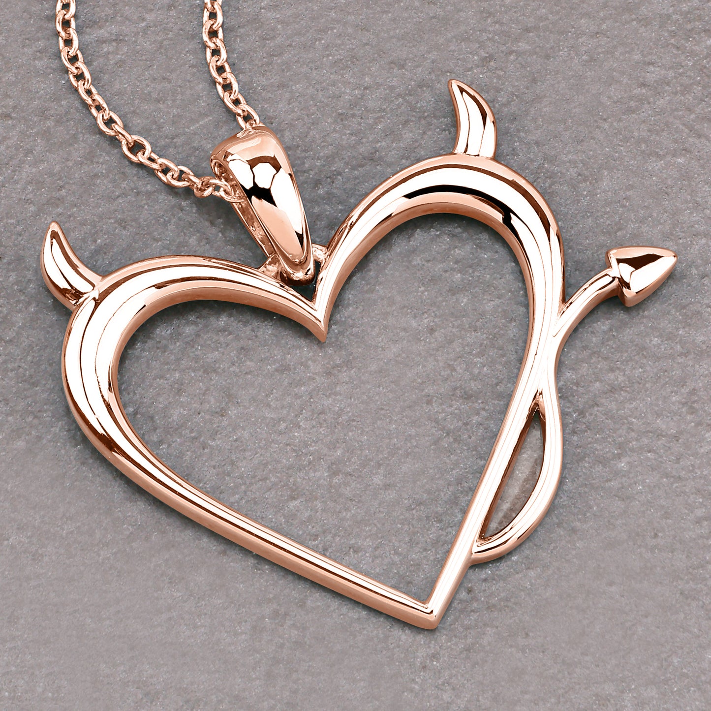 Devil Heart Pendant