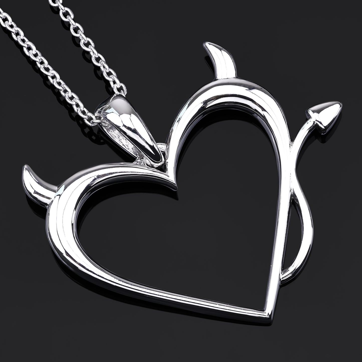 Devil Heart Pendant