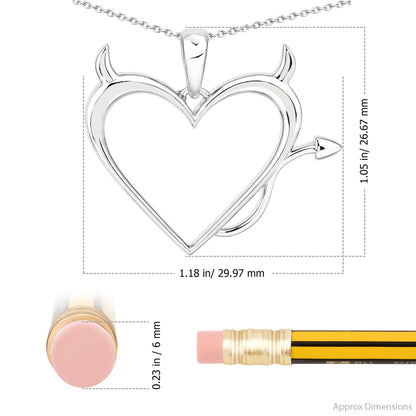 Devil Heart Pendant