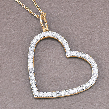 Tilted Heart Pendant