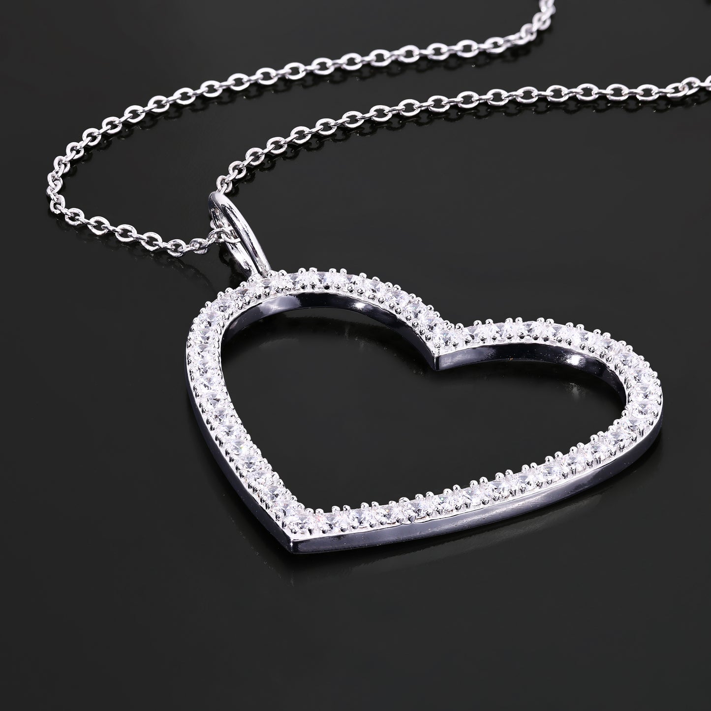 Tilted Heart Pendant