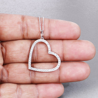 Tilted Heart Pendant