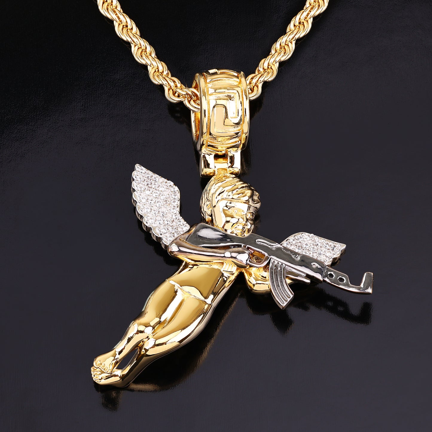 Shooting Angel Pendant