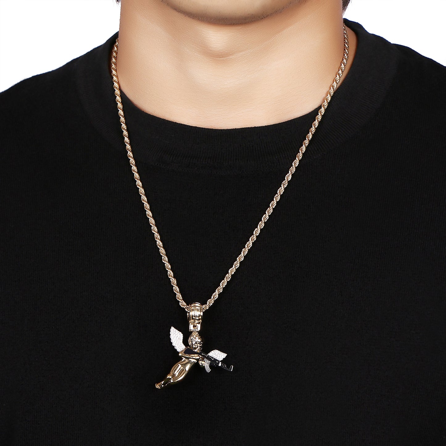 Shooting Angel Pendant