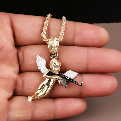 Shooting Angel Pendant