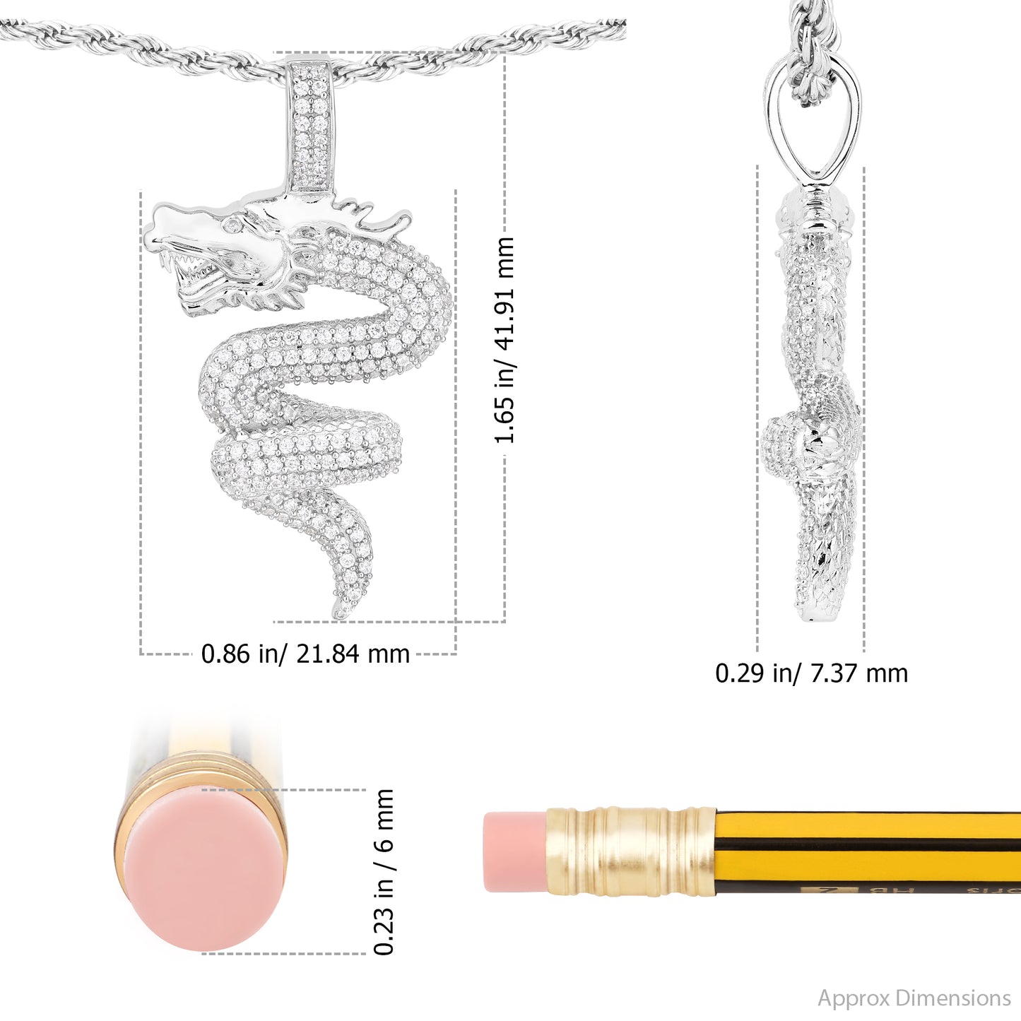 Reversible Dragon Pendant