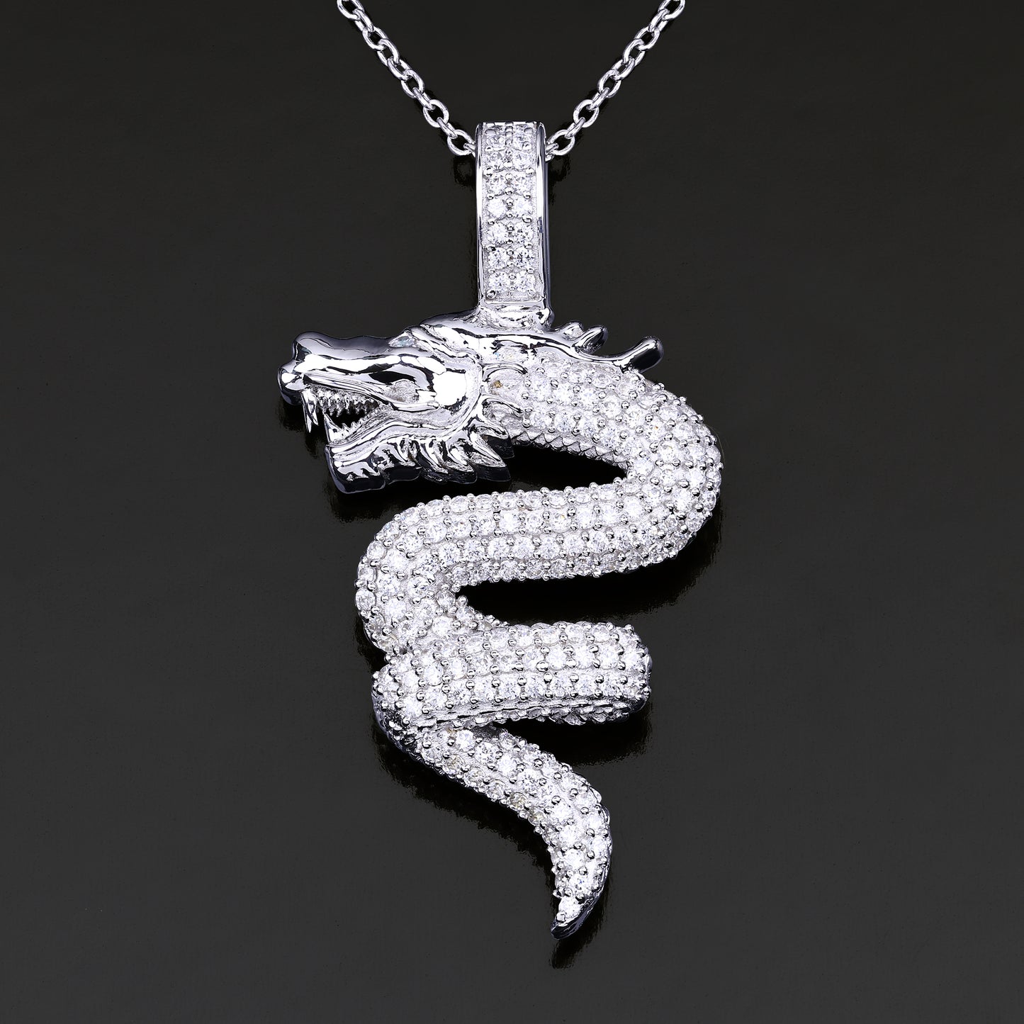 Reversible Dragon Pendant