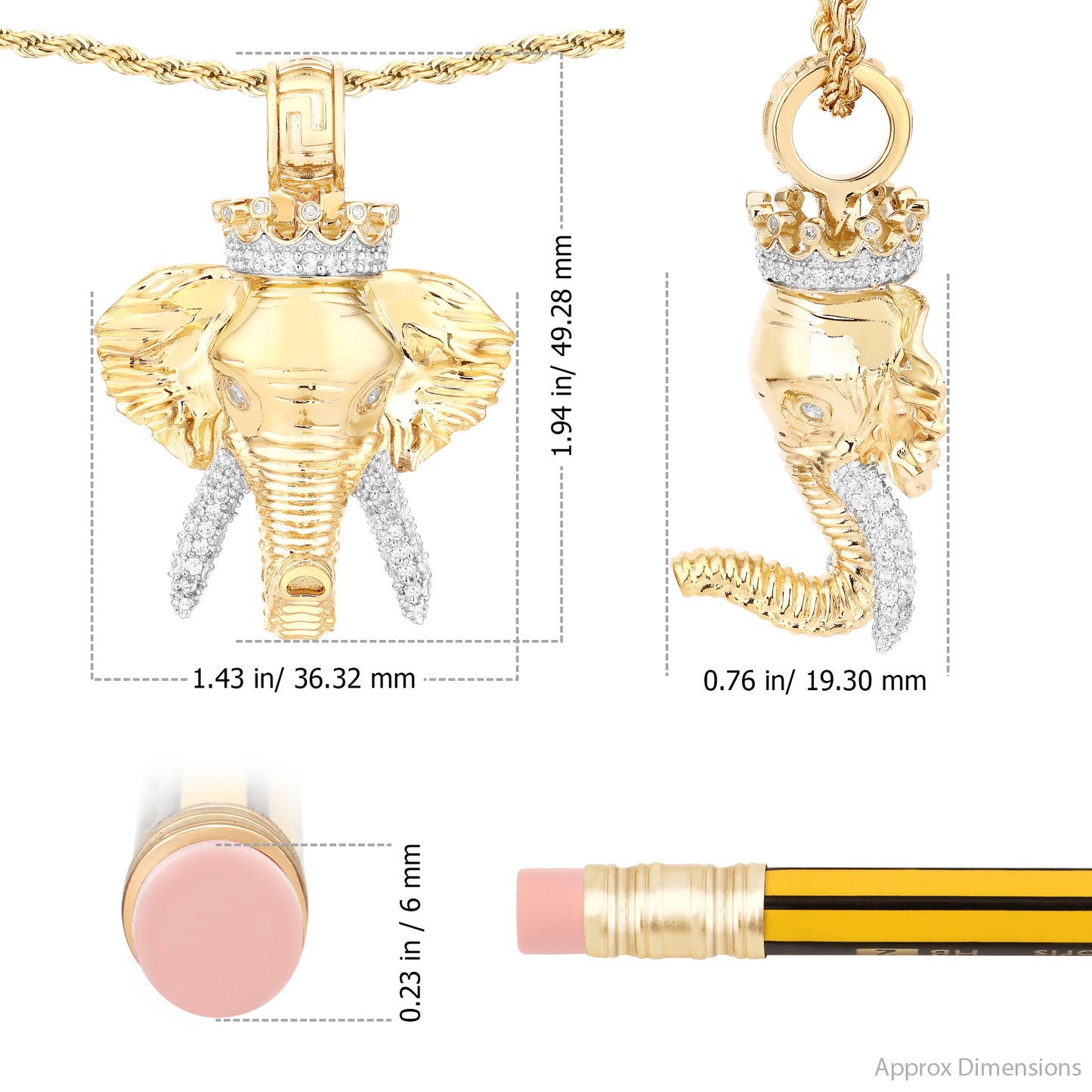 Elephant King Pendant