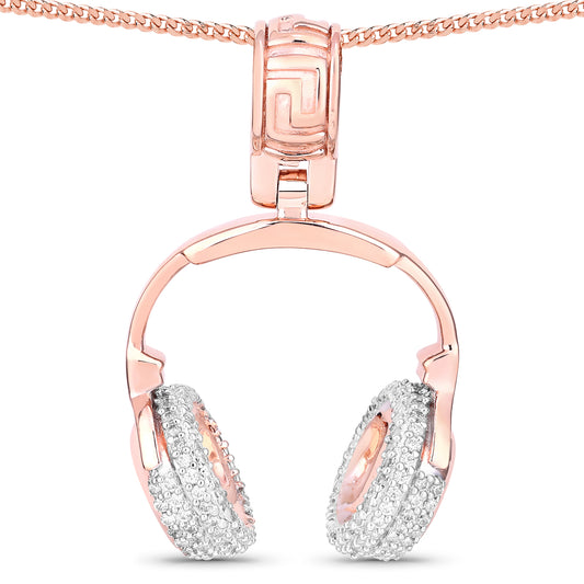 DJ Music Headphone Pendant