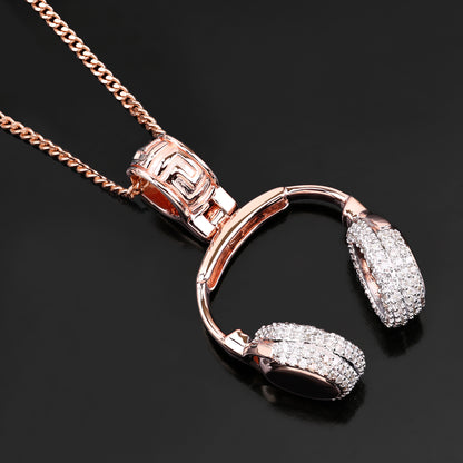 DJ Music Headphone Pendant