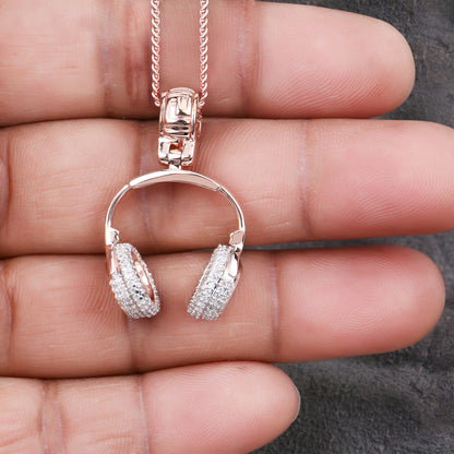 DJ Music Headphone Pendant